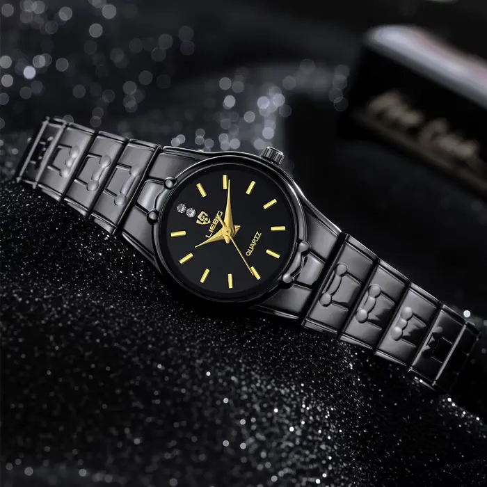 LIEBIG mode Quartz femmes montre-bracelet femme de luxe en acier inoxydable bande originale étanche dames horloge montres Reloj Mujer