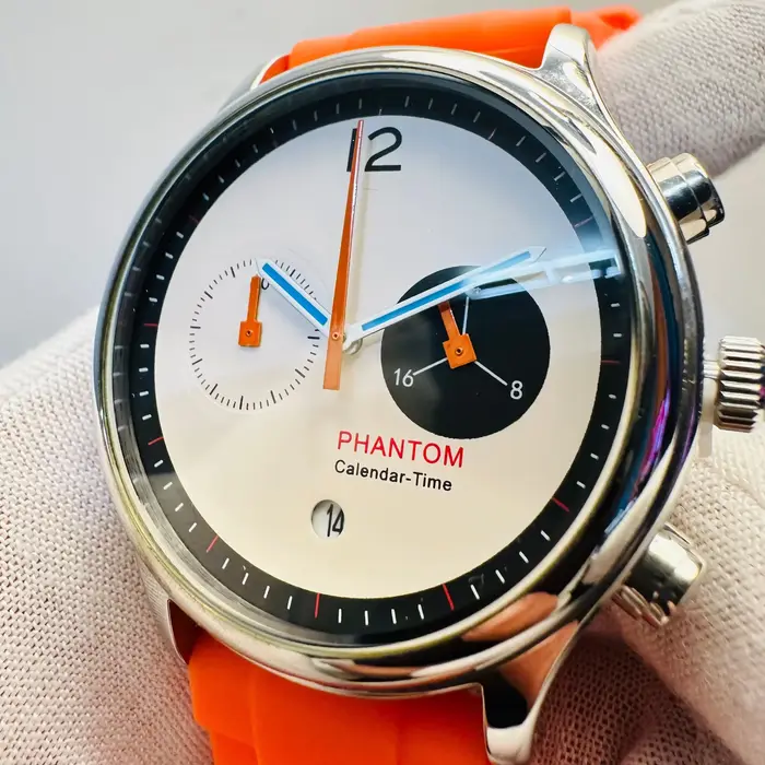 Montre PHANTOM Sport Chrono pour homme - Acier inoxydable résistant aux rayures