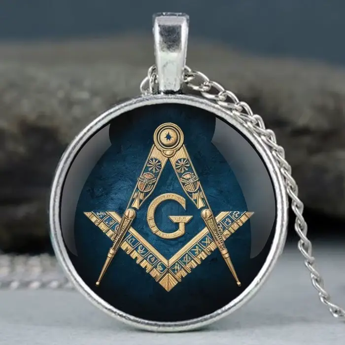 Ensemble de montres de poche à quartz maçonniques uniques avec design G de la Franc-maçonnerie