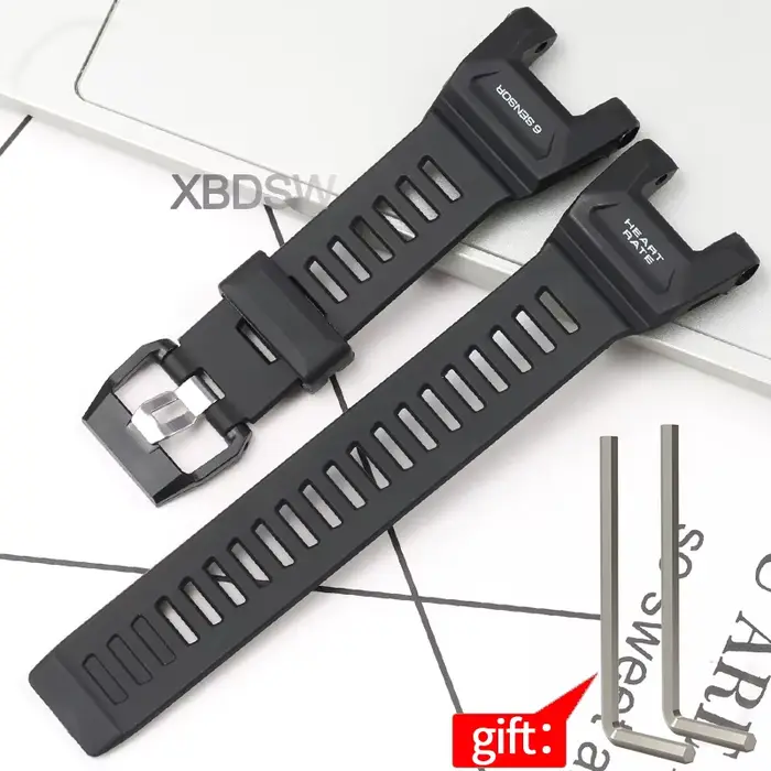 Bracelet de montre en résine adapté au G-Shock Move GBD-H2000, bracelet de remplacement pour hommes,