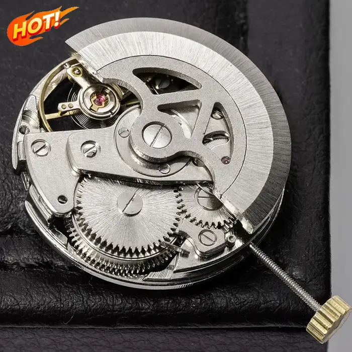 Mouvement mécanique automatique à 3 aiguilles de remplacement