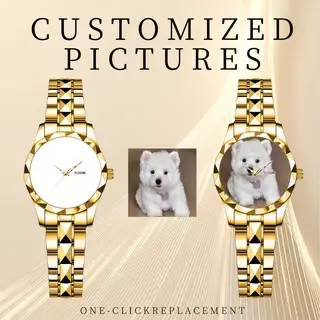 Montres personnalisées avec images sur mesure : Montres-bracelets de luxe pour femmes