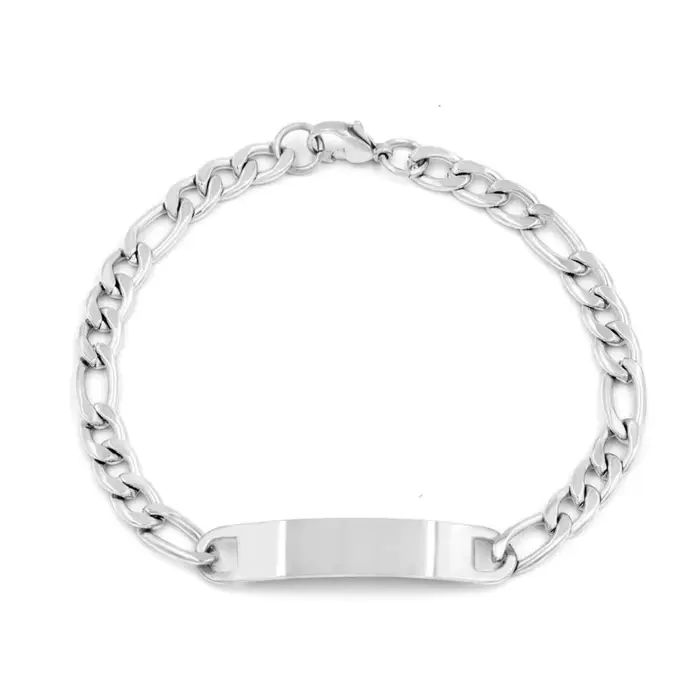 Bracelet de luxe en acier inoxydable pour hommes, barre plaquée or, chaînes à maillons cubains, acce