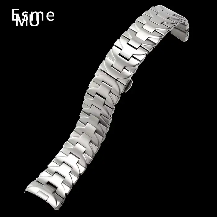 Bracelet de montre incurvé en acier inoxydable massif pour Panerai Luminor série PAM01316 PAM01438 hommes 22 24mm