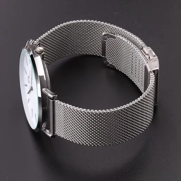 Bracelet de montre à boucle milanaise en maille