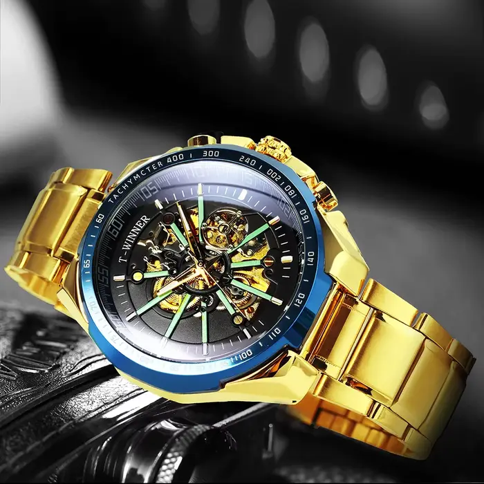 WINNER montre mécanique automatique officielle pour hommes