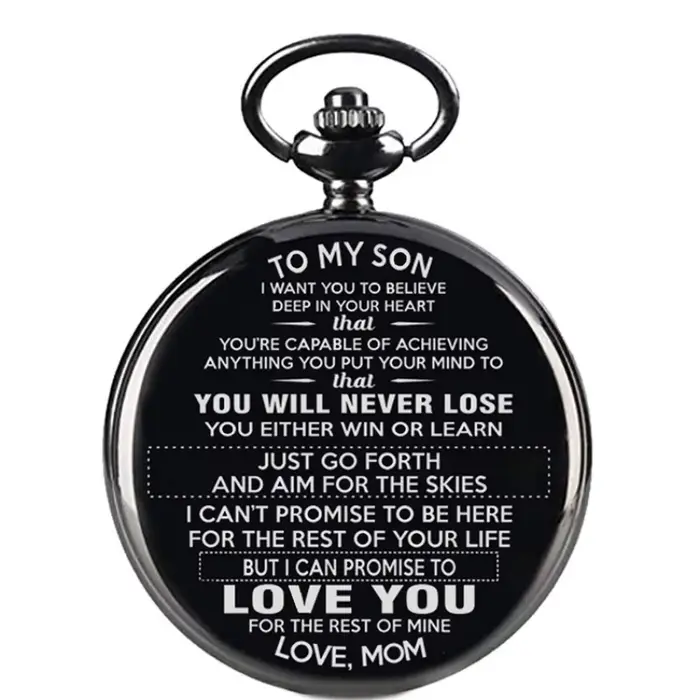 Montre à gousset — Montre de poche Vintage «à mon fils»