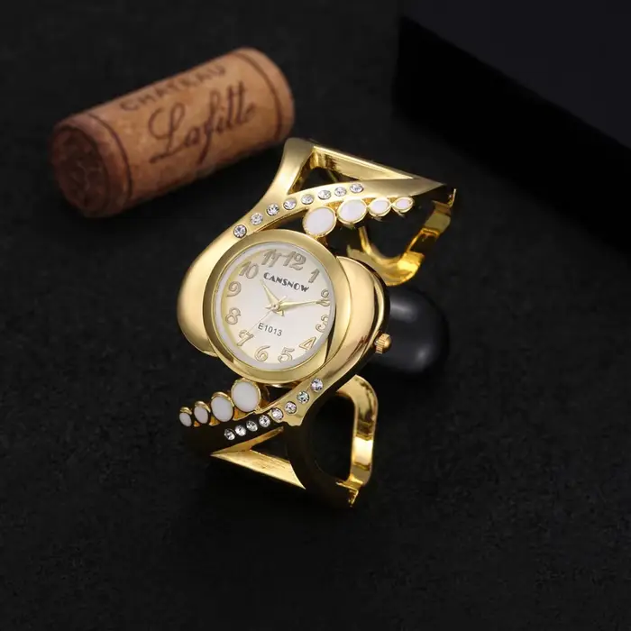 Bracelet en or de luxe montres pour femmes mode diamant dames montre