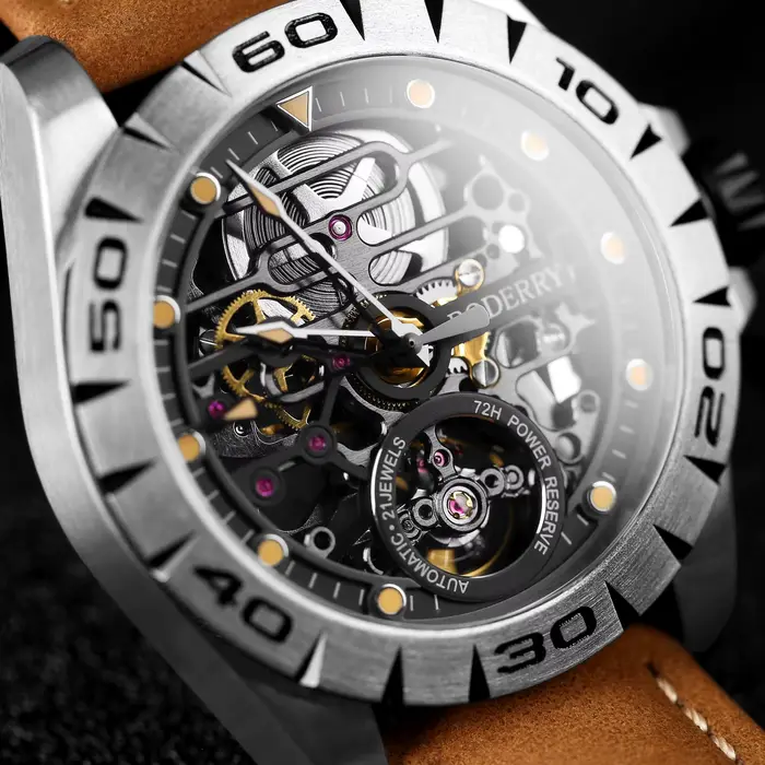 Boderry-Montres Urbaines en Titane pour Homme