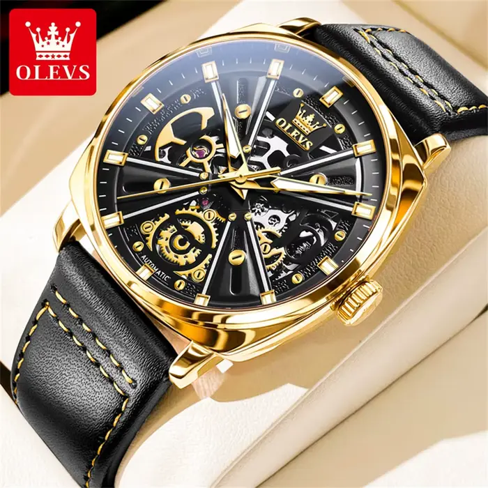 OLEVS 6685 montre pour hommes mécanique automatique Original haut de gamme montres pour hommes étanc