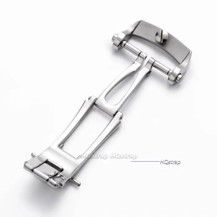 Boucle de montre en acier inoxydable de 18 mm pour Blancpain