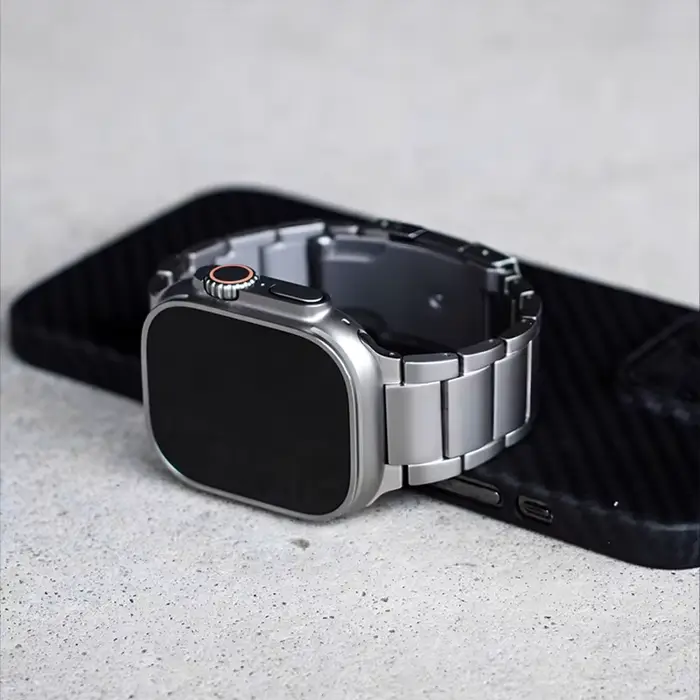 Bracelet de luxe en alliage de titane pour Apple Watch Ultra 2 10 9 8 7 6 5
