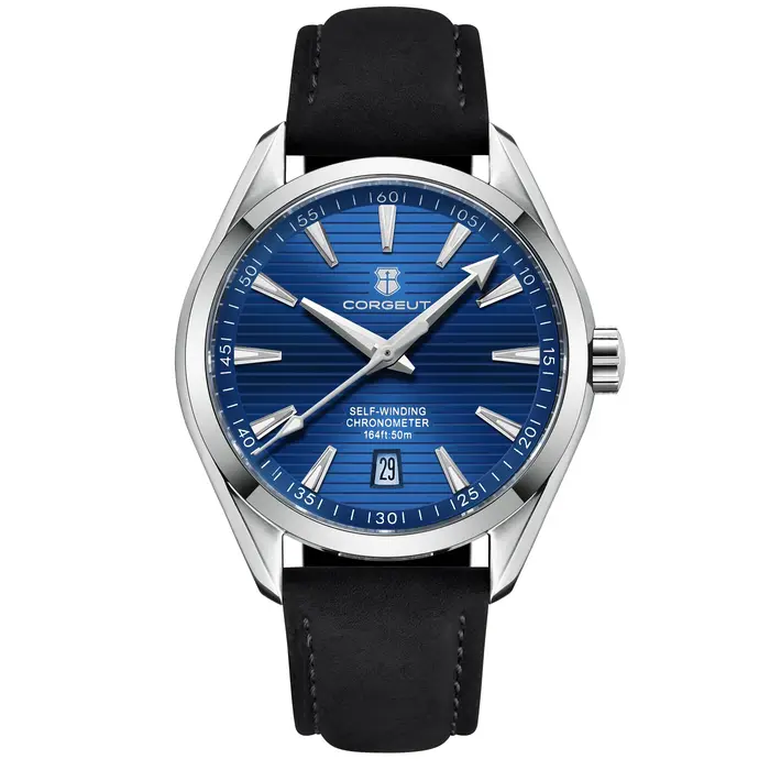 Corgeut NH35 montre hommes automatique mécanique poignet