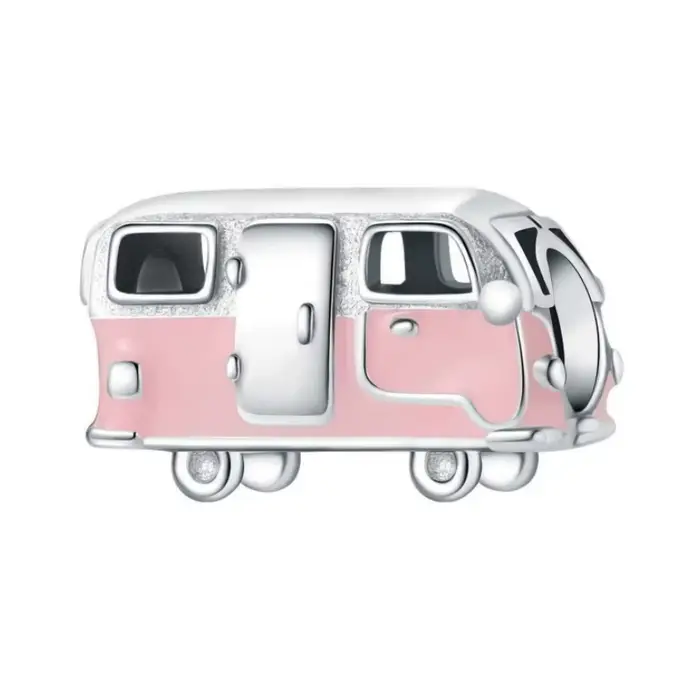 925 argent perlé rose série