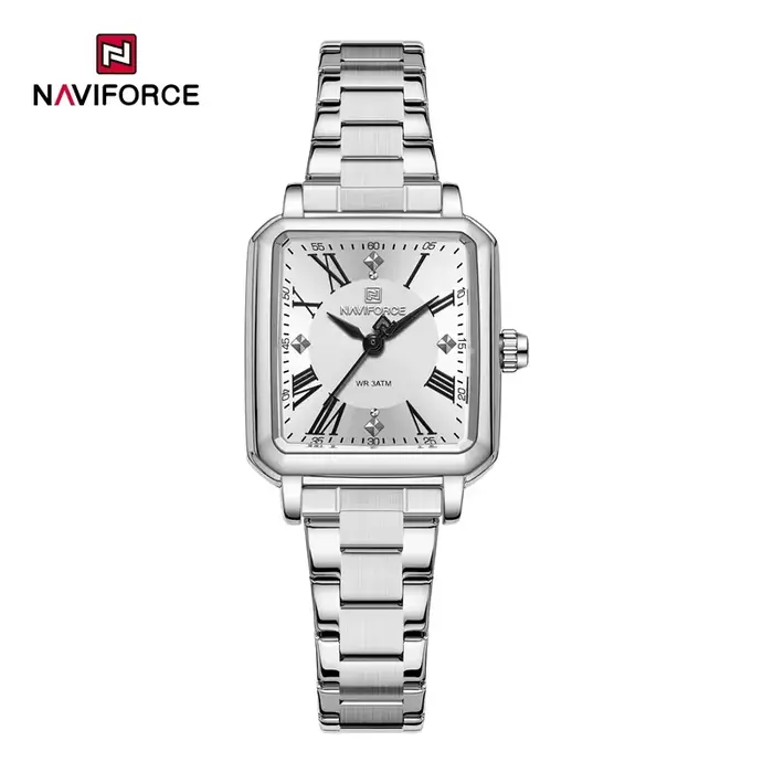 Montre de Luxe NAVIFORCE 2025 pour Femme, Étanche 3ATM, Quartz, Acier Inoxydable, Tendance, Relogio 