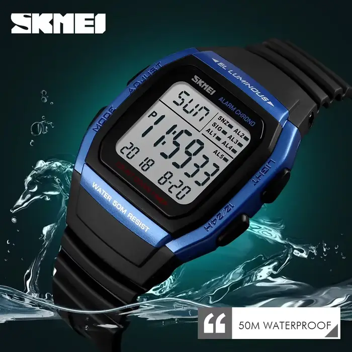 Skmei-Montre-bracelet d'extérieur décontractée pour homme