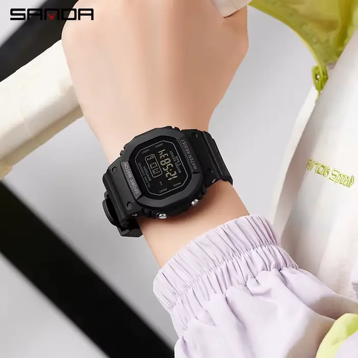 SANDA garçons filles LED montre numérique enfants