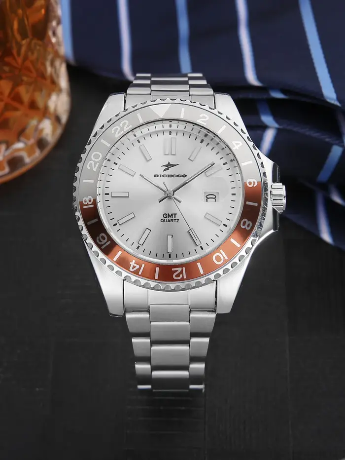 Montre classique pour homme avec mouvement à quartz