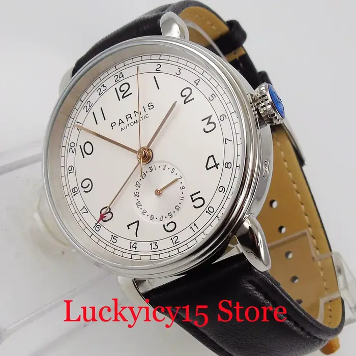 Montre-bracelet pour homme PARNIS ronde GMT