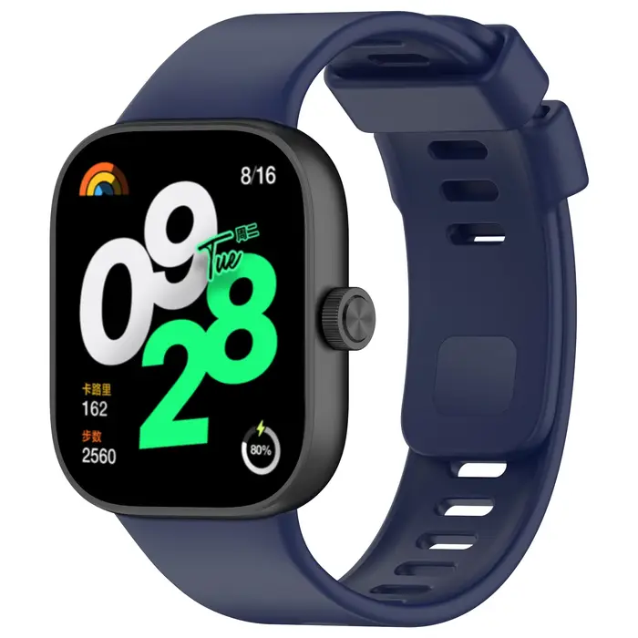 Bracelet en silicone original pour montre connectée Redmi 4 5 6 bracelet de remplacement pour Xiaomi accessoires de sport pour homme et femme différentes occasions
