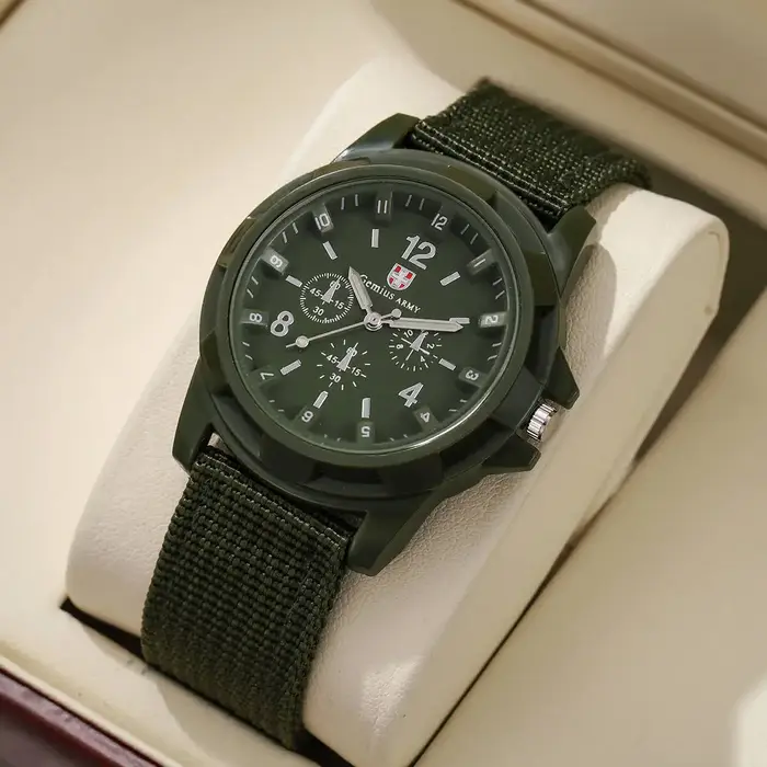 Montres militaires décontractées pour hommes