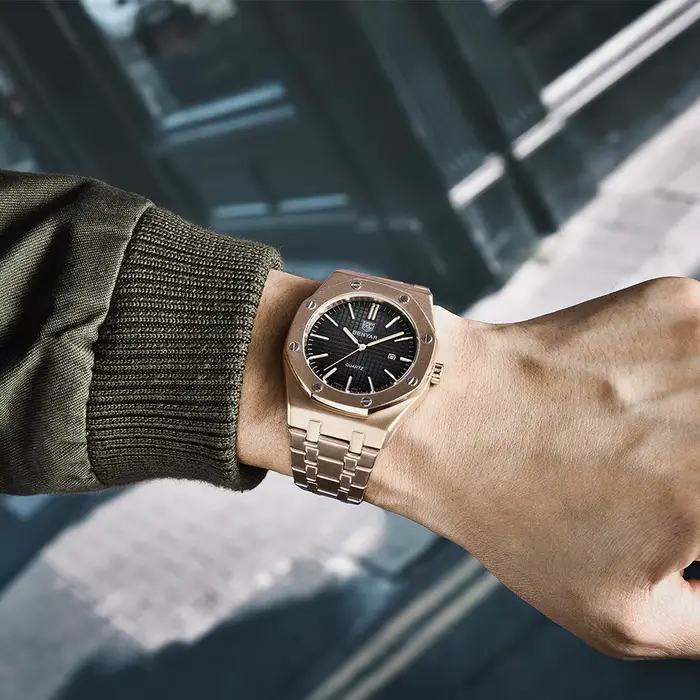 Montres à quartz étanches pour hommes