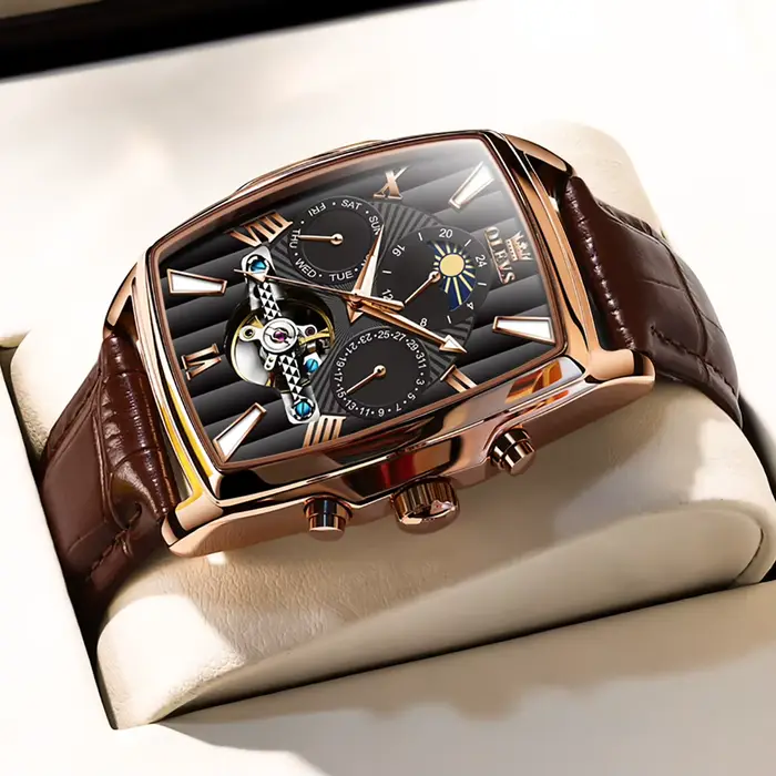 Montre-bracelet mécanique automatique pour homme