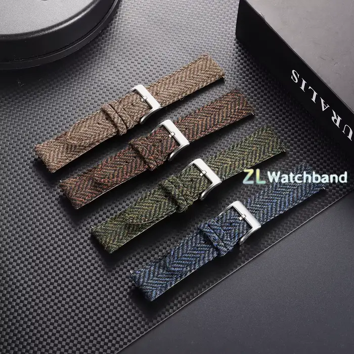 Bracelet de montre tissé 18mm 20mm 22mm pour Omega pour Seiko