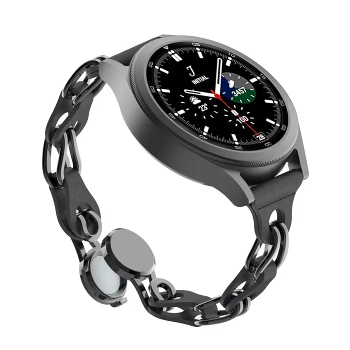 Bracelet chaîne métallique en Silicone