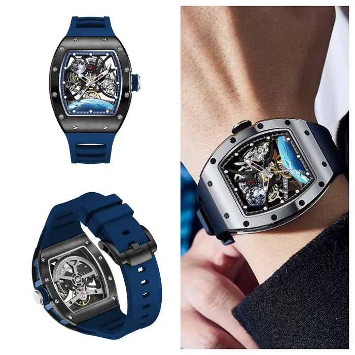 Montre mécanique de luxe pour hommes