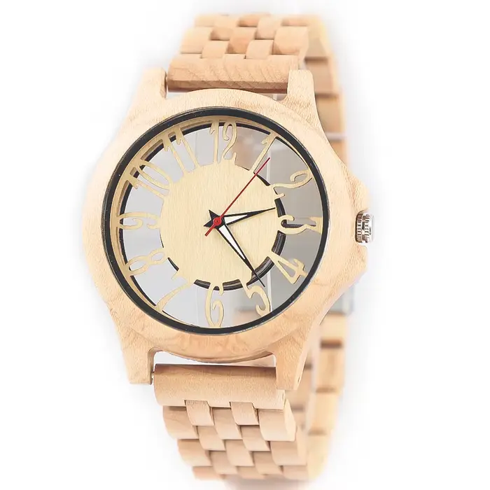 Grande réduction ! Montre en bois de luxe - Accessoires de mode classiques et élégants