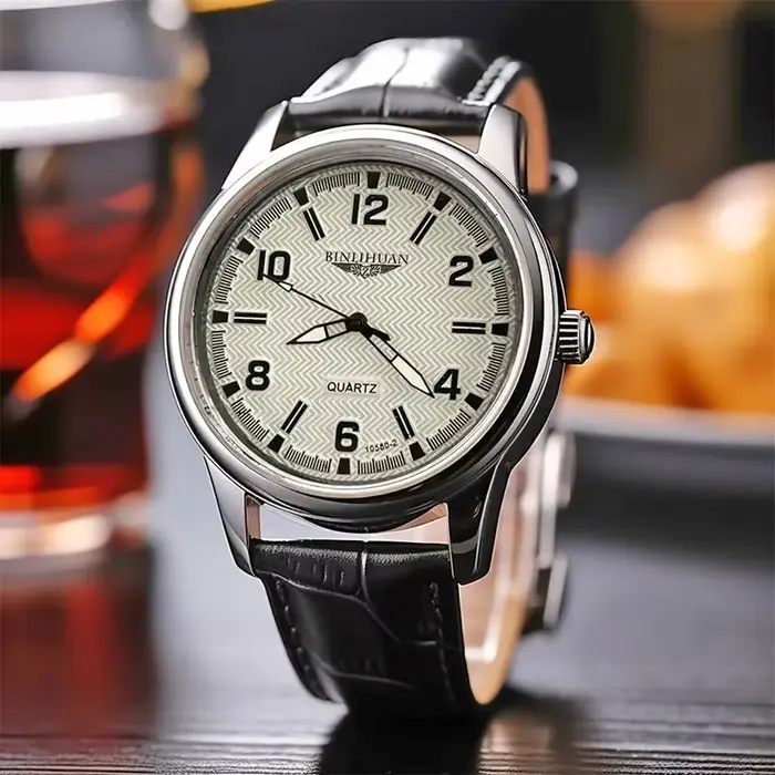 Top marque homme montre-bracelet de luxe affaires étanche hommes montre