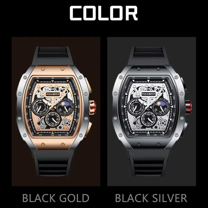 Montre de sport 2026 homme style militaire résistante à l'eau chronographe quartz élégante pour affaires et occasions spéciales