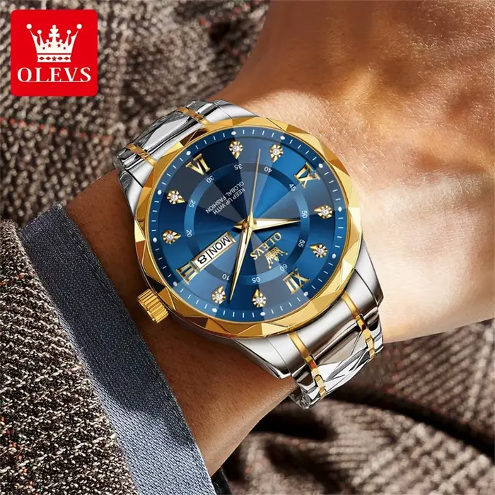 Montre à quartz OLEVS 5609 pour homme