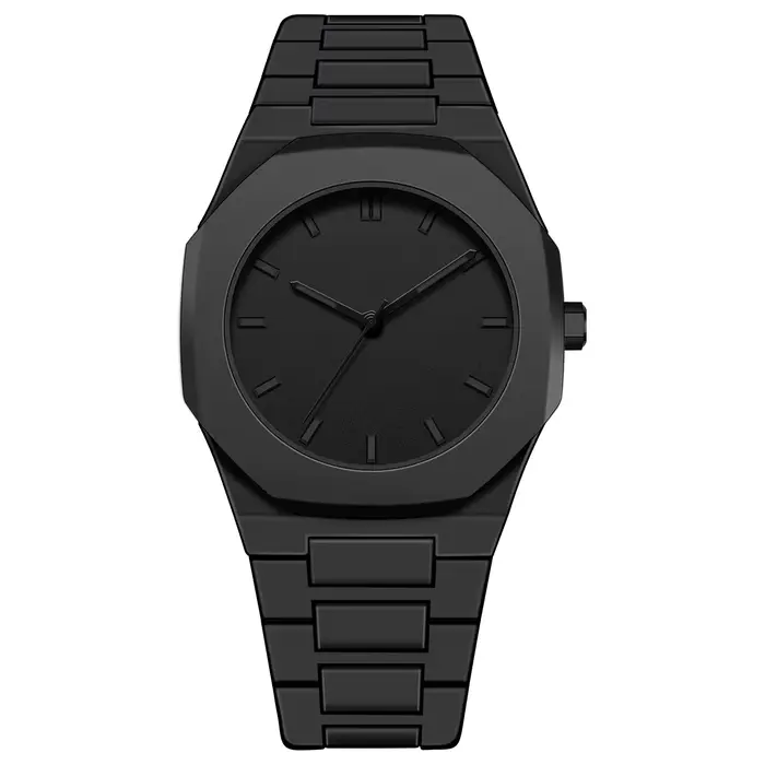 Montre à quartz étanche pour homme avec granulés en plastique