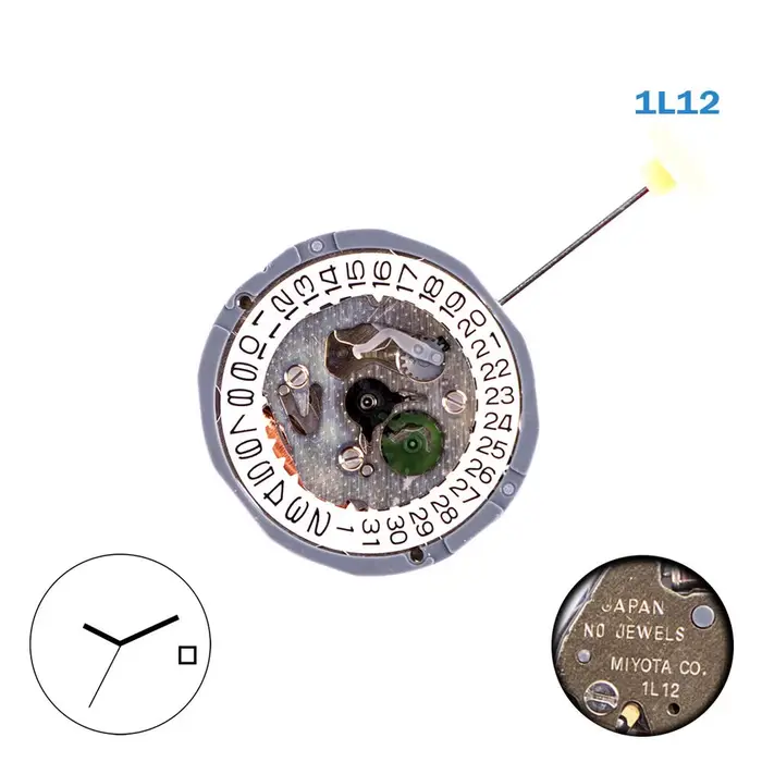 Mouvement japonais 1L12 Miyota 1L12