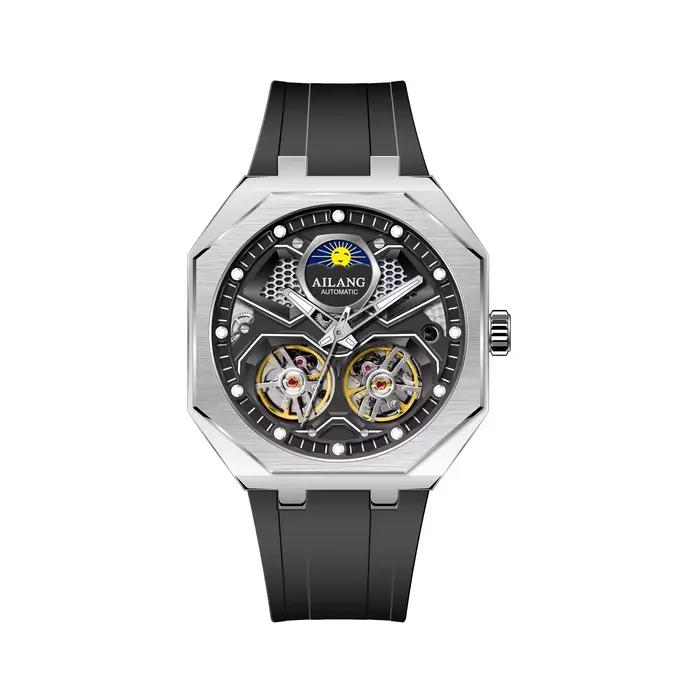 Montre mécanique automatique AILANG à double tourbillon et volants