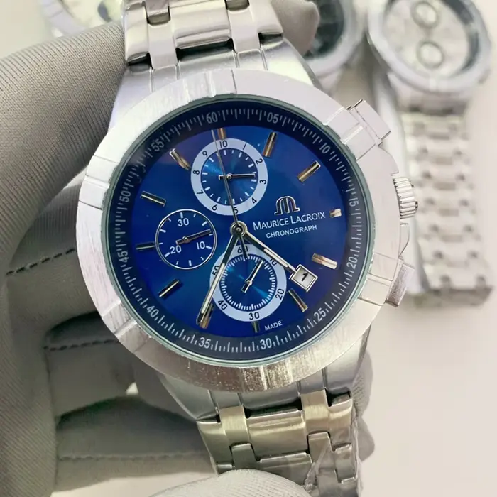 Montres Maurice Lacroix Chronographe Multifonction Hommes Sport Affaires Couleurs Variées Occasions Spéciales