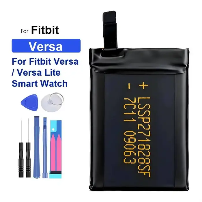 Batterie de montre sécurisée 0-150mAh pour Fitbit Versa 4 pour Smart Sport Watch Lite