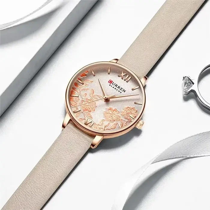 Montre à quartz classique pour femme CURREN 9065
