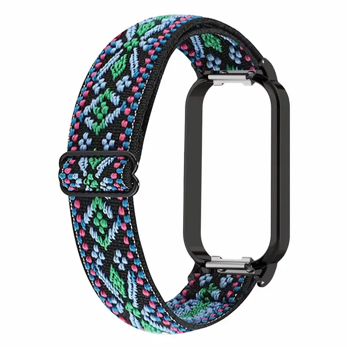 Bracelet de montre élastique en acier inoxydable pour Xiaomi Mi Band 8, sangle active, polyvalent pour homme et femme, adapté aux activités physiques, idéal pour offrir