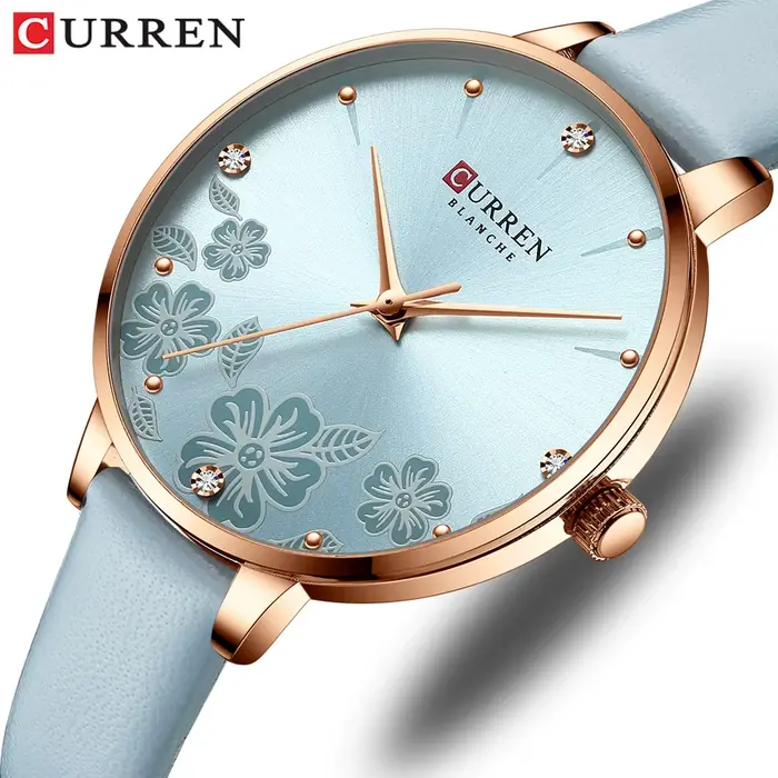 CURREN montres femmes marque en cuir