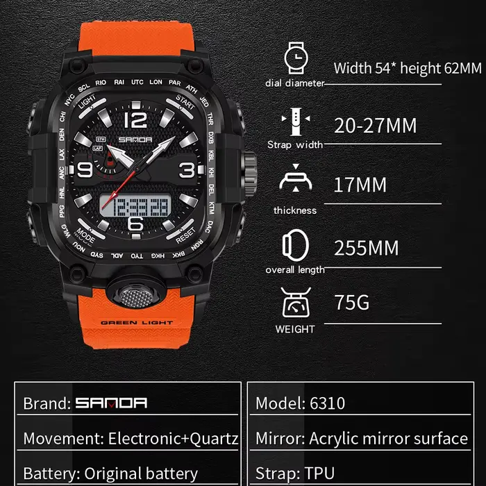 Montre pour homme SANDA