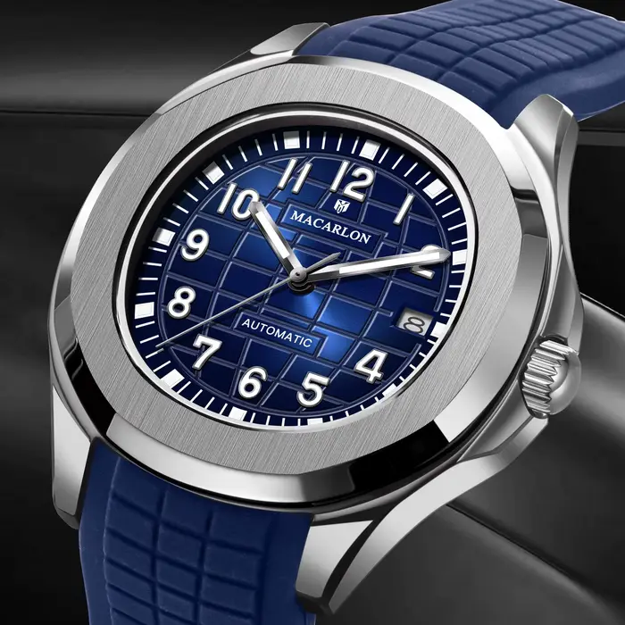 Nouvelle montre sport mécanique MACARLON de 42 mm pour homme