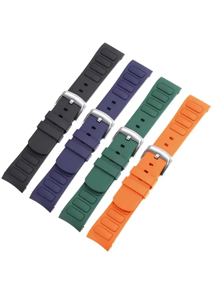 Pour Mido Multifort TV M049.526 bracelet de montre en caoutchouc étanche 22mm M049 Interface incurvée Silicone