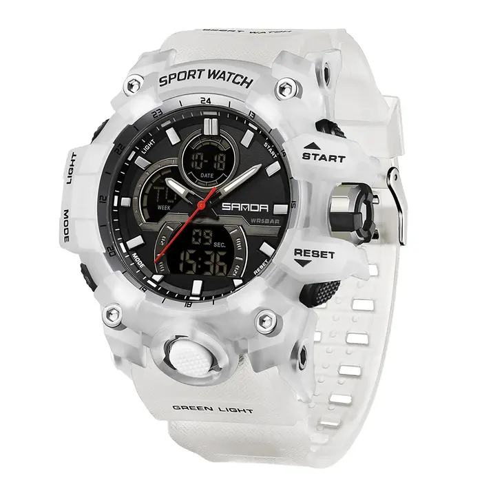 Montre-bracelet analogique à quartz pour homme, horloge de style G, montre militaire étanche, marque de mode, tendance sport