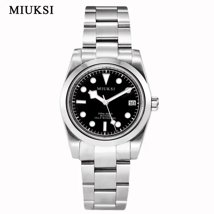 Miuksi – montre mécanique NH35 pour hommes, 36mm 39mm, automatique, saphir, acier inoxydable, luxe,
