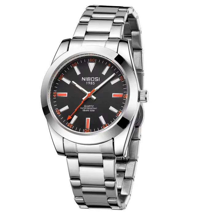 NIBOSI montre analogique à Quartz pour hommes Top marque de luxe classique montres