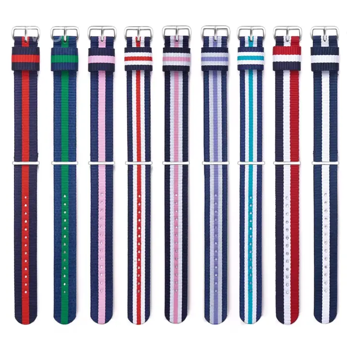 Bracelets de montre en nylon respirant étanche pour Daniel DickWatch