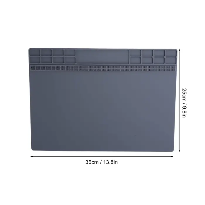 Tapis en caoutchouc antidérapant pour table de réparation de montres